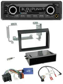 Blaupunkt Bluetooth DAB Lenkrad USB Autoradio für Fiat Ducato 08-11 schwarz Prof