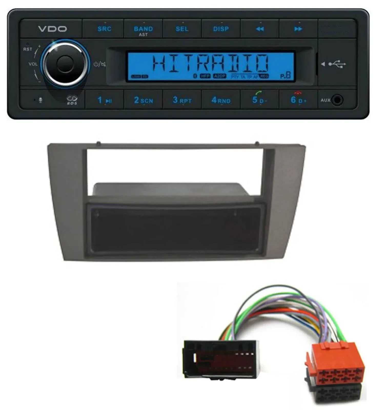 VDO AUX Bluetooth USB MP3 Autoradio für Jaguar S-Type X-Type 2003-2008