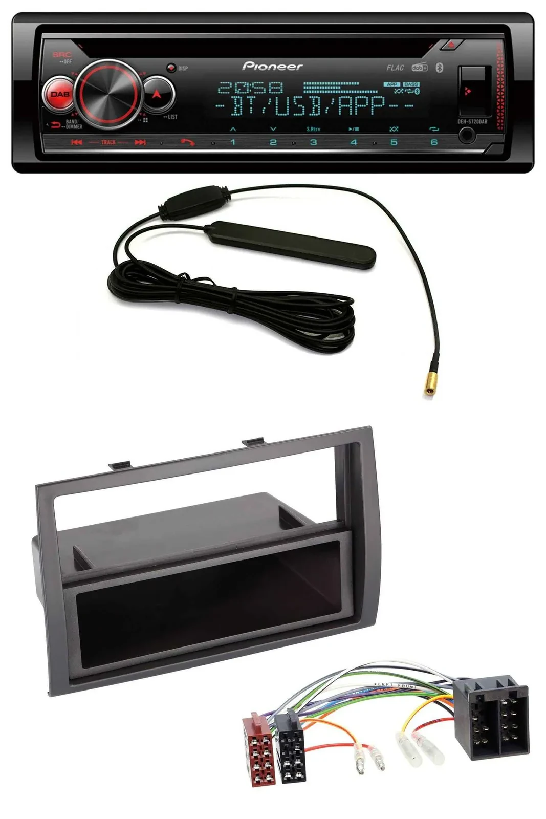 Автомагнитола для Citroen Jumper, Peugeot Boxer, Fiat Pioneer USB DAB MP3 Bluetooth CD