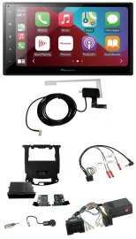 Pioneer USB Bluetooth DAB Lenkrad 2DIN Autoradio für Chevrolet Cruze ab 2016 kla