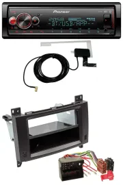Автомагнитола для Mercedes A-/B-Class, Vito Pioneer Bluetooth, DAB, USB, MP3