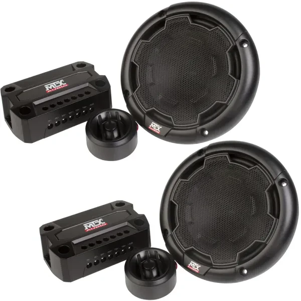 MTX Audio THUNDER51 5.25" 2-Way 4-ohm Component Speakers