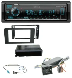 Kenwood Bluetooth MP3 DAB USB Autoradio für Audi A3 06-12 8P Symphony Bose Aktiv