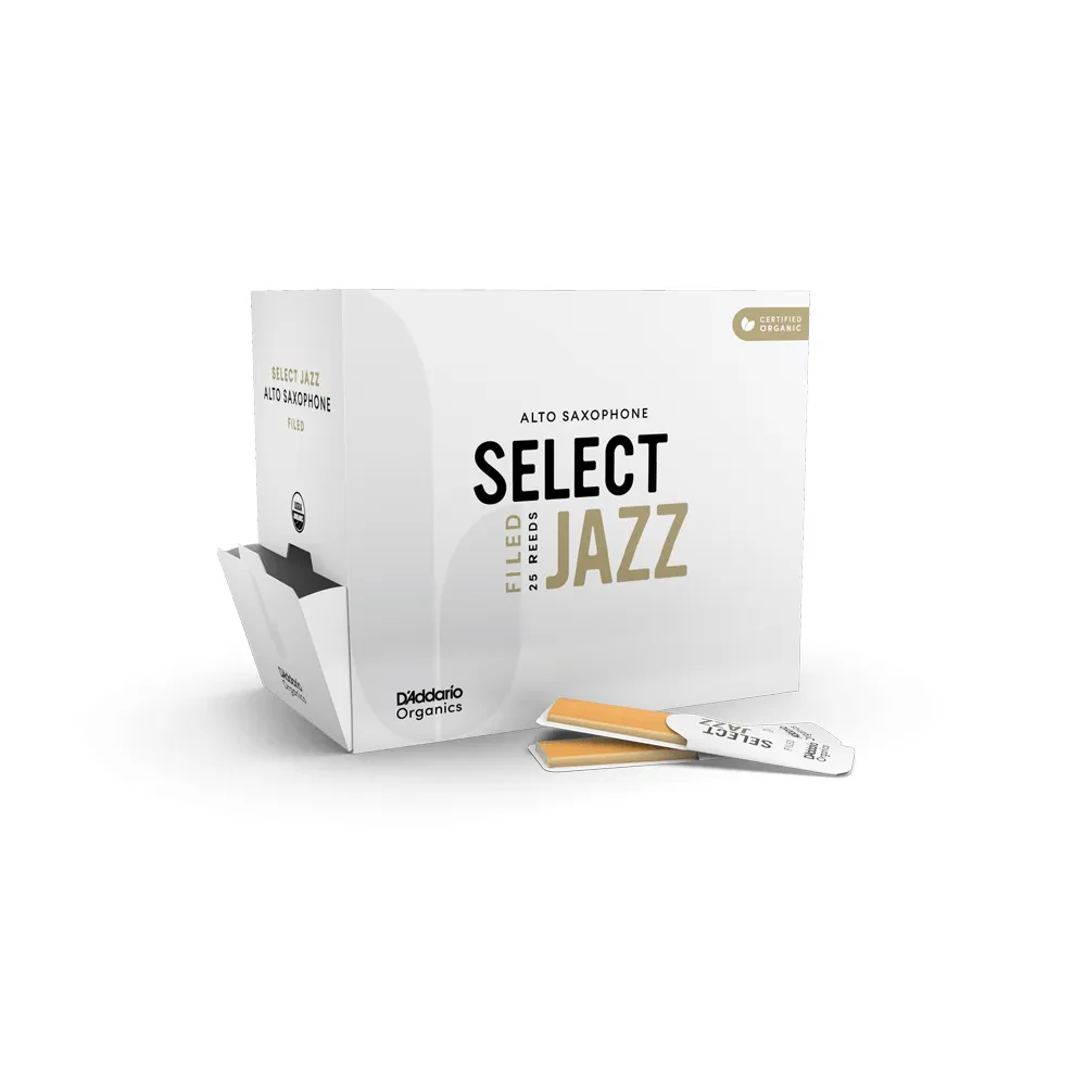 Трости для альт-саксофона D'Addario Organic Select Jazz Filed 3S (25 шт)