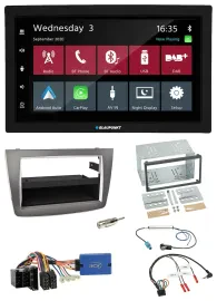 Blaupunkt 2DIN Lenkrad USB Bluetooth DAB Autoradio für Alfa Romeo Mito 13-18 955