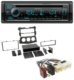 Автомагнитола для Nissan 370Z Kenwood CD/MP3, Bluetooth, DAB, USB
