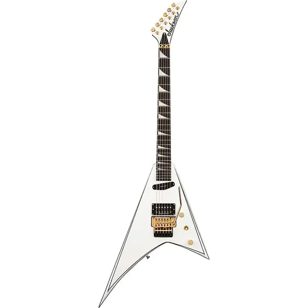 Электрогитара Jackson Concept Rhoads RR24 HS Ebony FB Guitar White w/Black Pinstripes