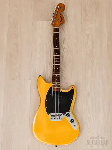 Электрогитара Fender Musicmaster S Olympic White w/case USA 1977