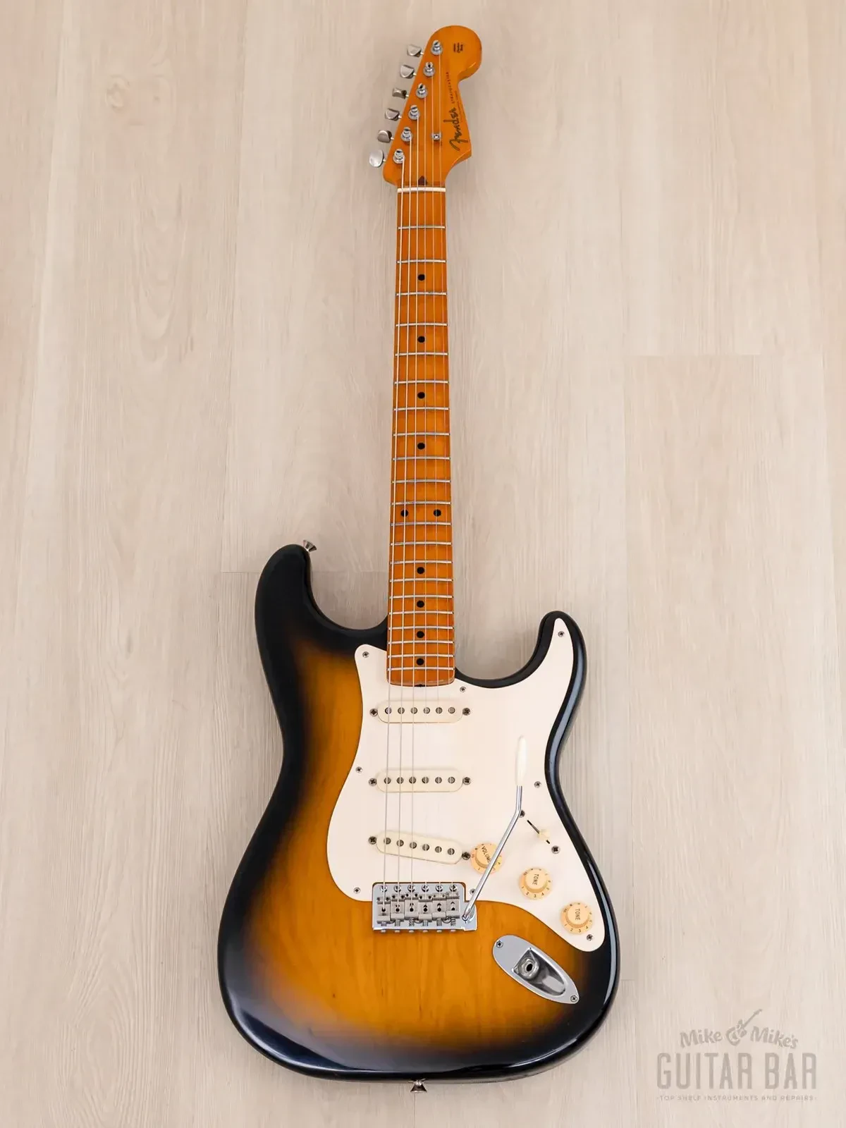 Электрогитара Fender ExTrad Custom Edition 1957 Stratocaster ST57-128 SSS Sunburst w/case Japan 1992