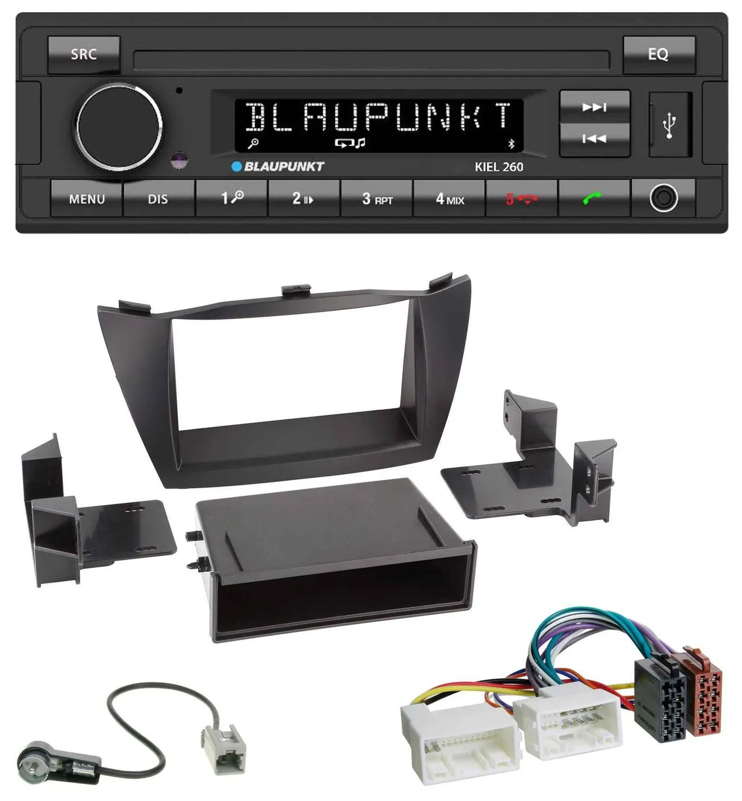Blaupunkt USB DAB Bluetooth MP3 Autoradio für Hyundai ix35 (LM, 2010-2013)