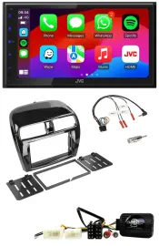JVC Bluetooth USB Lenkrad 2DIN DAB Autoradio für Mitsubishi Mirage SpaceStar ab
