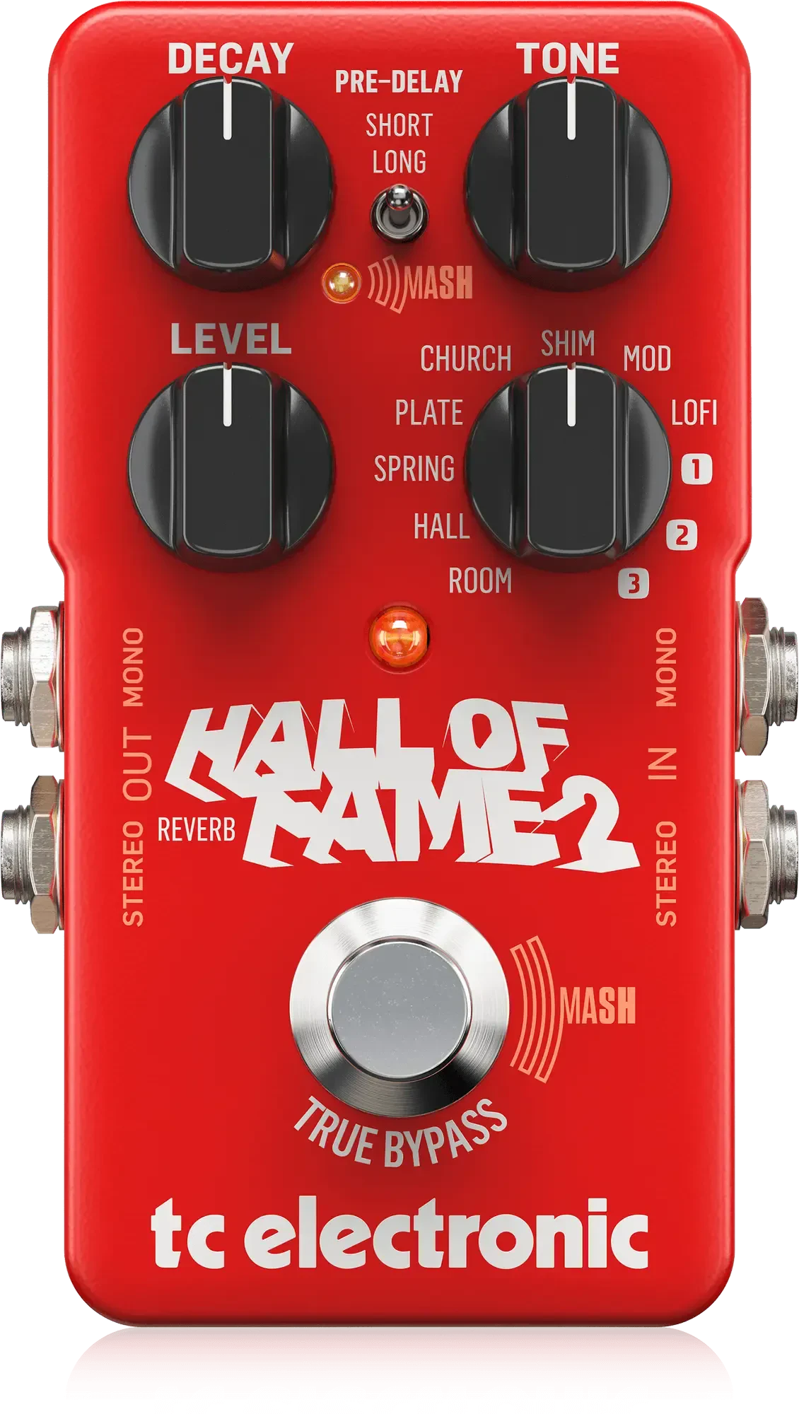 Педаль эффектов для электрогитары TC Electronic Hall of Fame 2 Reverb