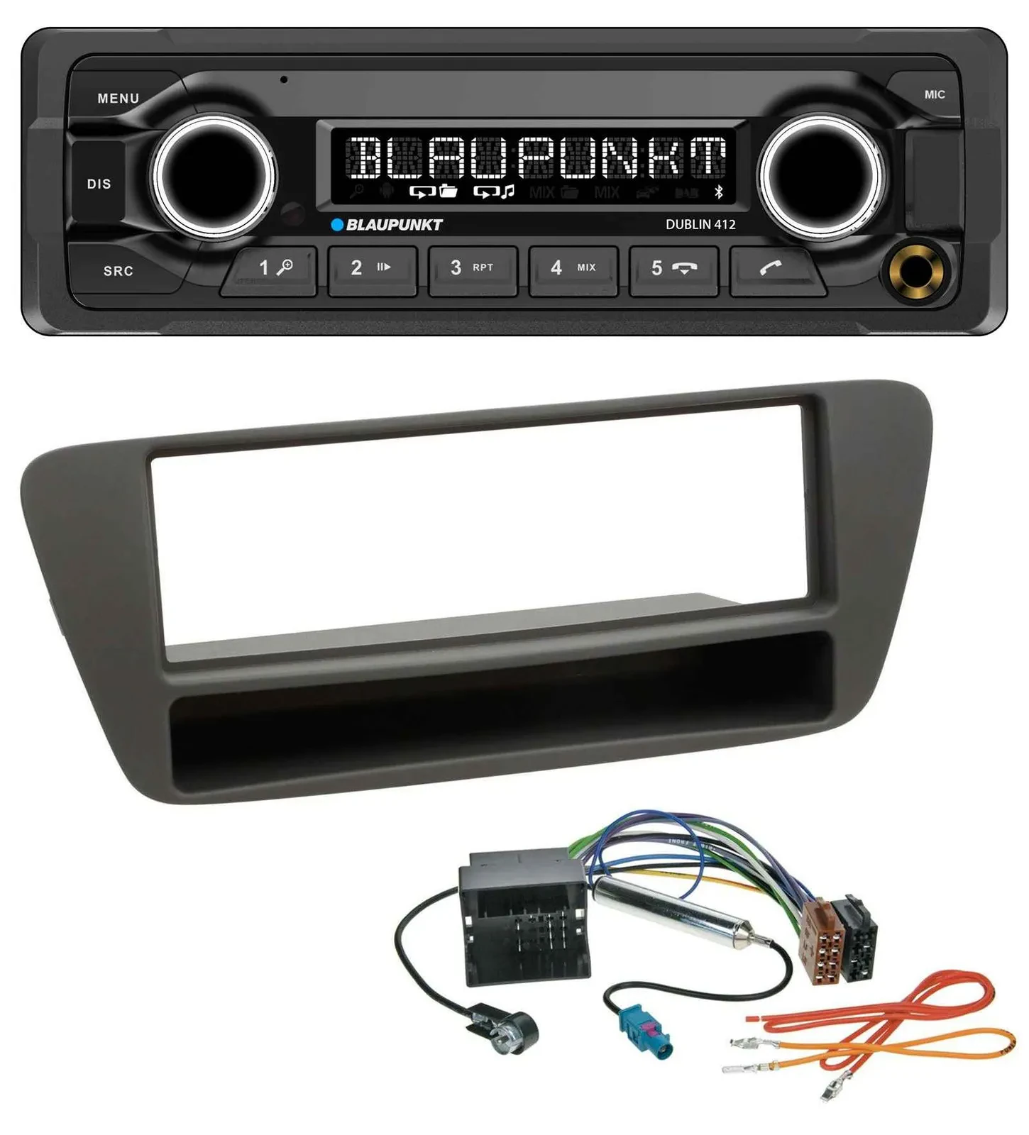 Blaupunkt MP3 Bluetooth USB AUX Autoradio für Audi Q3 (8U, 2011-2018)