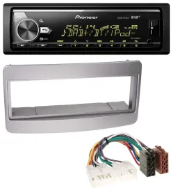 Pioneer Bluetooth USB DAB MP3 Autoradio für Toyota Celica MR2 dunkelsilber