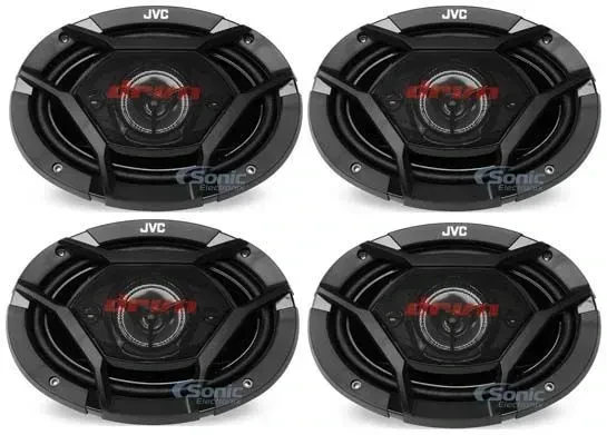 Автомобильная акустика JVC CS-DR6940 коаксиальная, 4-полосная, 6x9" (набор, 2 шт)