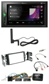 Pioneer MP3 DAB Lenkrad 2DIN Bluetooth Autoradio für Jeep Grand Cherokee 2011-20