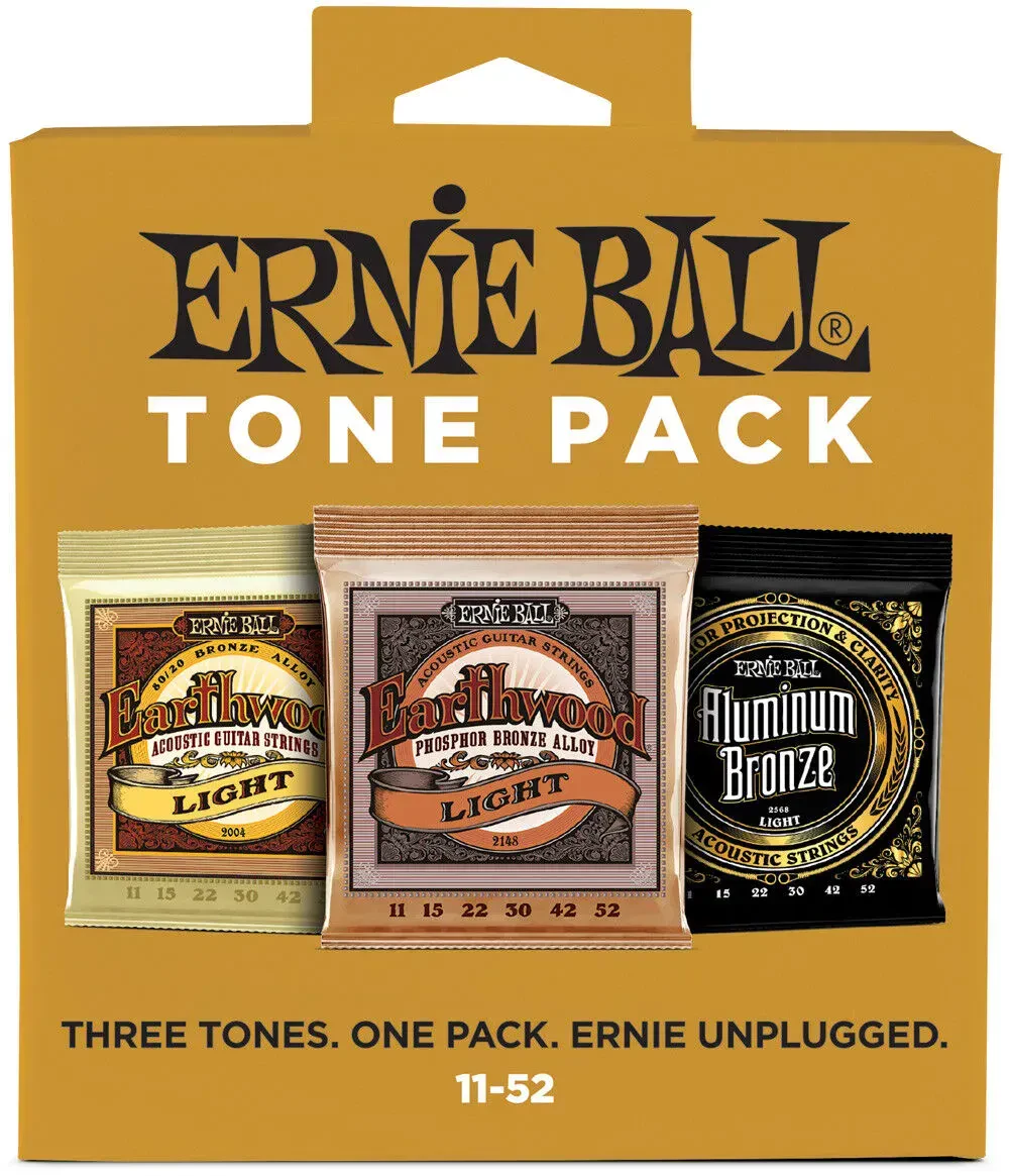 Струны для акустической гитары Ernie Ball 3314 Acoustic Tone Pack Light 011-052 A (набор)
