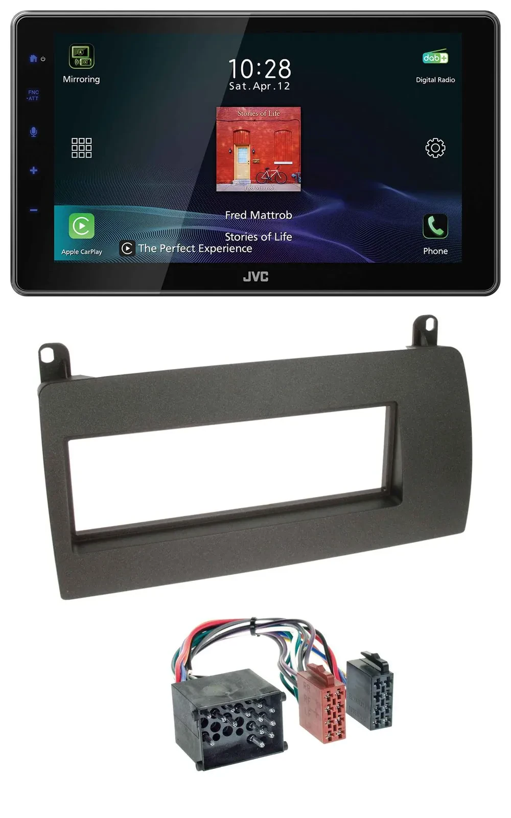 JVC DAB MP3 Bluetooth USB Autoradio für Rover 75 (1999-2001)