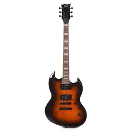 Электрогитара LTD Viper-256 Dark Brown Sunburst