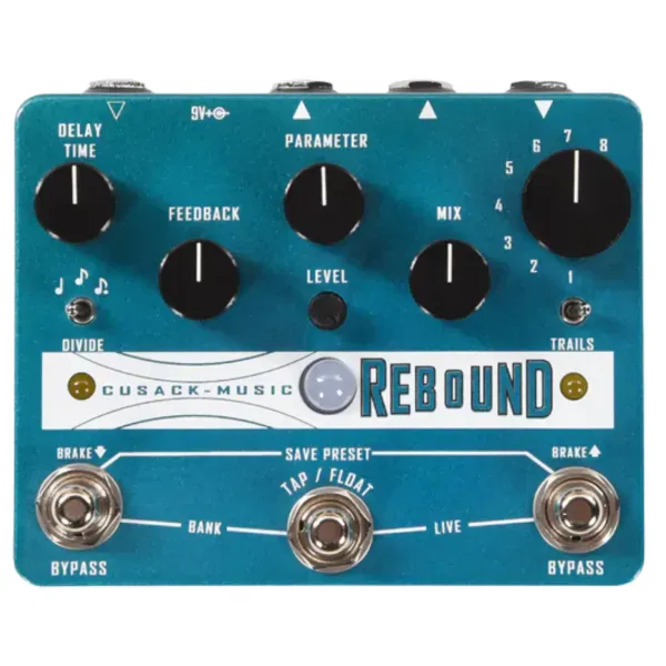 Педаль эффектов для электрогитары Cusack Music Rebound Multi Delay