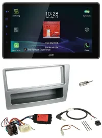 JVC DAB Lenkrad Bluetooth USB Autoradio für Honda Civic 2004-2006 silber