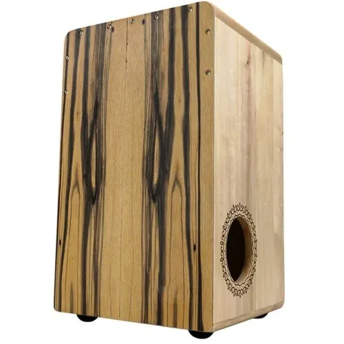 U-Turn Cajon 50 Premium Black & White Ebony mit seidlichem Schallloch | Neu