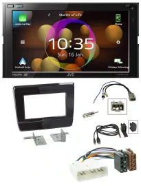 JVC DAB MP3 2DIN Bluetooth USB Autoradio für Isuzu D-Max 2020 2021 Klavierlack