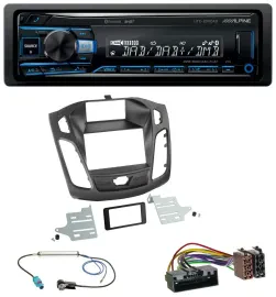 Alpine USB Bluetooth DAB MP3 Autoradio für Ford Focus (DYB, 2011-2014)