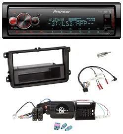 Pioneer Bluetooth USB Lenkrad DAB Autoradio für VW Amarok Beetle EOS Caddy Golf
