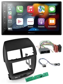 Автомагнитола для Mitsubishi ASX (2010–2014) Pioneer 2DIN, DAB, Bluetooth, USB, MP3