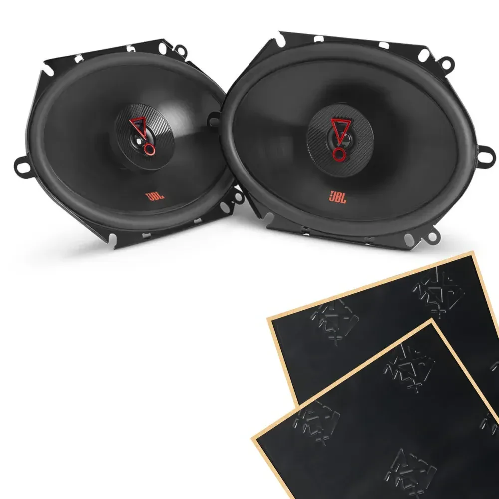 JBL Stage3 8627 6x8" Stage3 Series Coaxial Car Speakers w/ Sound Damping