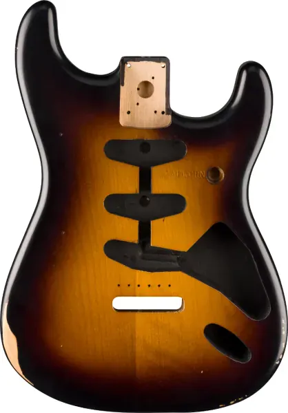 Гитарная дека Fender Road Worn 50's Stratocaster SSS Alder Two Tone Sunburst