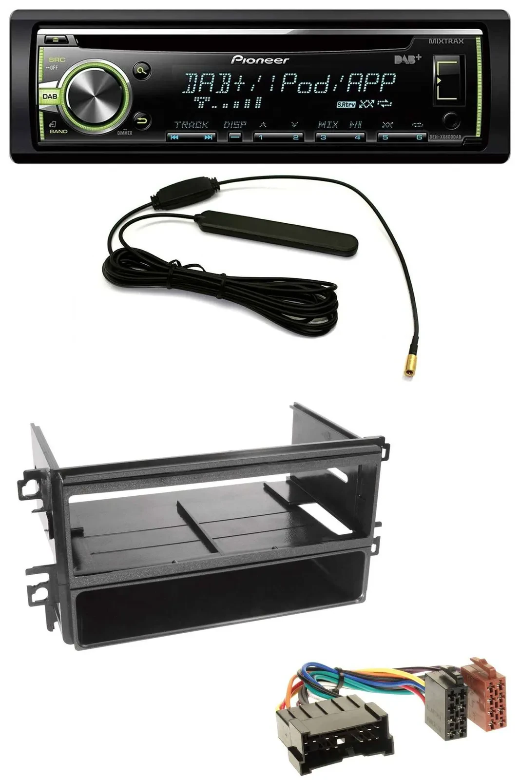 Автомагнитола Pioneer MP3 USB CD DAB AUX для Hyundai Santa Fe, Sonata (до 2005)