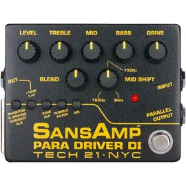 Педаль эффектов tech21 SansAmp Para Driver DI V2 PMDI-V2