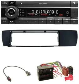 Kienzle Bluetooth MP3 USB DAB Autoradio für BMW X3 (E83 2004-2010) seitlich