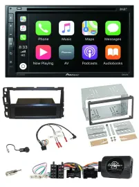 Pioneer DVD 2DIN Lenkrad DAB Bluetooth USB Autoradio für Cadillac BLS YSCF 2006-