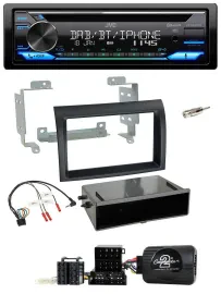JVC Bluetooth Lenkrad USB DAB CD Autoradio für Fiat Ducato 06-08 schwarz