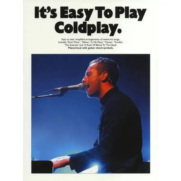 Ноты MusicSales It's Easy To Play COLDPLAY PIANO VOCAL GUITAR BOOK