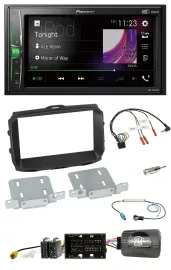 Pioneer 2DIN Lenkrad DAB USB Bluetooth Autoradio für Alfa Giulietta 2013-2021 94