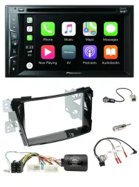 Pioneer Lenkrad USB DVD Bluetooth DAB 2DIN Autoradio für Hyundai i40 ab 2011 VF