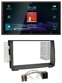 JVC USB Bluetooth 2DIN DAB MP3 Autoradio für Kia Venga (YN, ab 2009)