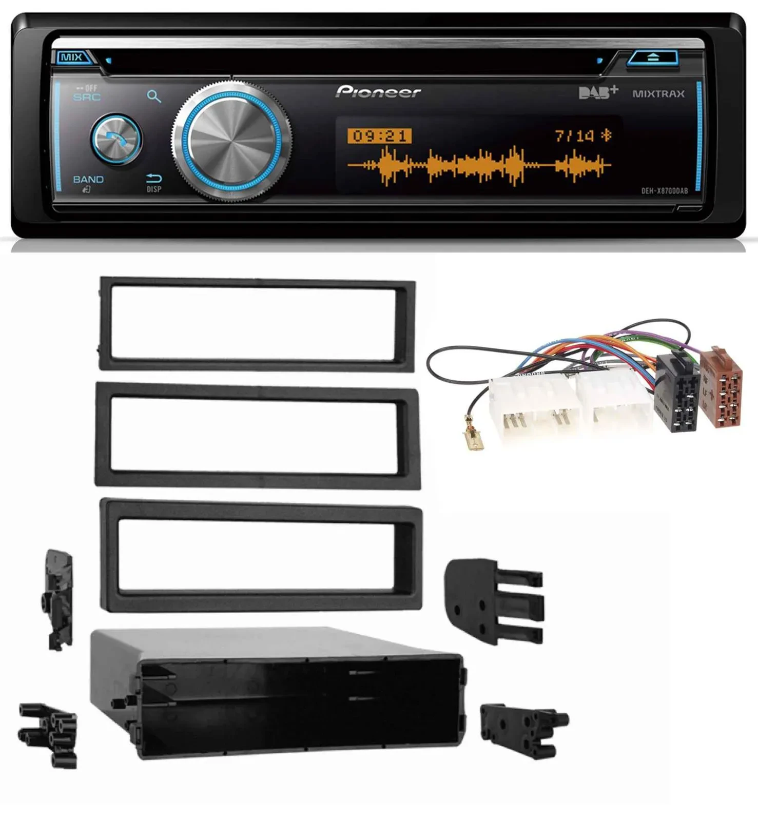Pioneer MP3 DAB USB CD Bluetooth Autoradio für Mazda 929 (1973-1995)
