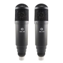Студийный конденсаторный микрофон Октава МК-319-Ч-С (стереопара)