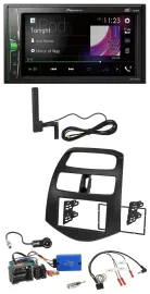 Pioneer MP3 DAB Lenkrad 2DIN Bluetooth Autoradio für Chevrolet Spark 2013-2015