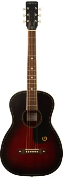 Gretsch Jim Dandy Parlor Size Acoustic Guitar, Deep Cherry Burst Finish