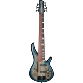 Бас-гитара Ibanez SR Bass Workshop 7-String Bass Cosmic Blue Starburst