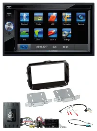 Blaupunkt SD USB TMC Bluetooth 2DIN Lenkrad Navigation für Alfa Giulietta 14-21