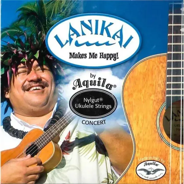 Lanikai Nylgut by Aquila Concert High G Ukulele String Set Model LA-CHG