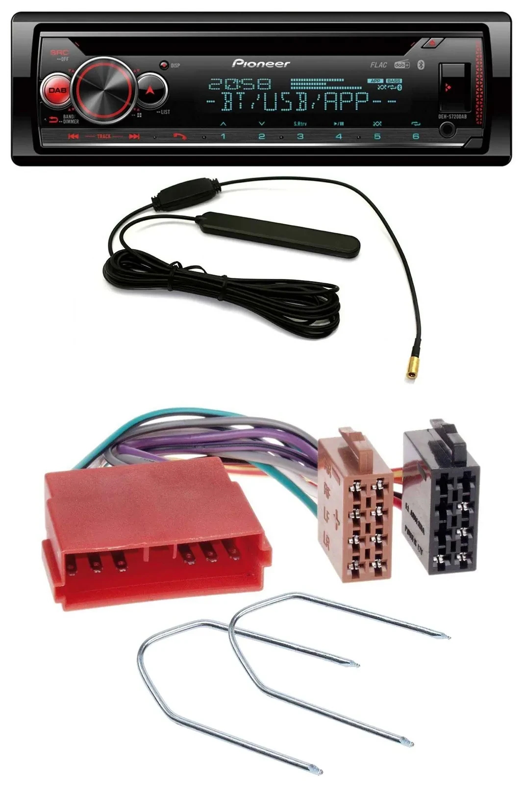 Pioneer USB DAB MP3 Bluetooth CD Autoradio für Citroen BX 1992-1994 XM 1989-2000