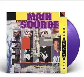 Виниловая пластинка Main Source - Just Hangin' Out / Live At The Barbecue (Purple) [New 7" Vinyl] Co